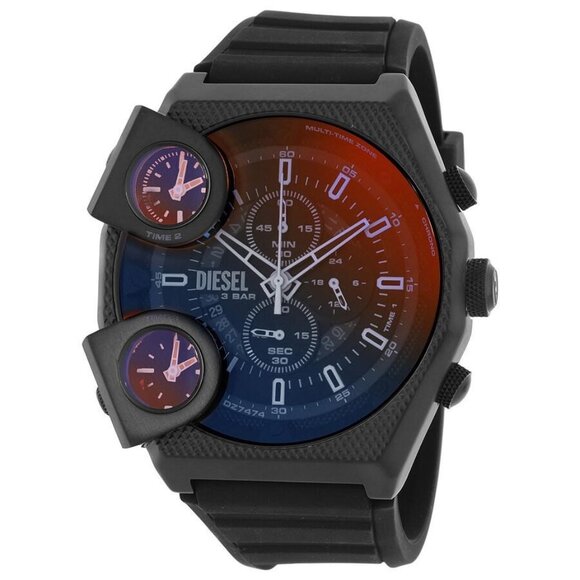 FX03221B NWT Diesel Fashion Men's Quartz Steel Authentic Watch - Picture 1 of 3